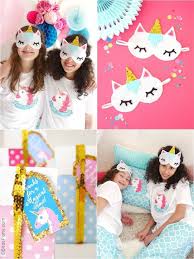 Birthday Party Craft Ideas For 11 Year Olds My Daughter S Unicorn Birthday Slumber Party Girls Slumber Party Unicorn Theme Party Unicorn Themed Birthday Party