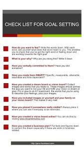 Check List For Goal Setting Web Jpg 640 1 134 Pixels Goal Setting Goal Planning Setting Goals