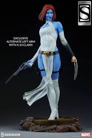 Mystique Gets A Stunning Sideshow Premium Format Figure Mystique Marvel Female Comic Characters Marvel Figure