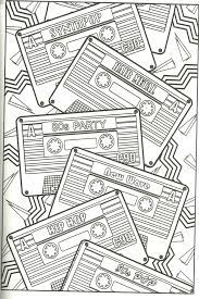 Coloring page 1980s coloring book printable coloring page i love the 80s page. Cassette Tape Coloring Page Coloring Book Pages Coloring Pages Coloring Books