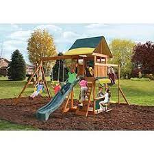 Brightside Wood Swing Set Canadian Tire Wooden Swing Set Wooden Climbing Frame Big Backyard