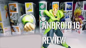 Products may contain sharp points, small parts, choking hazards, and other elements not suitable for children under 16 years old. S H Figuarts Dragon Ball Z Android 16 Review Youtube