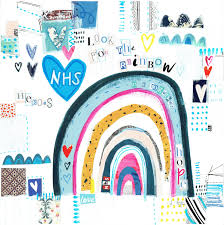 Nhs Rainbow Nhs Hero S Nhs Hero Rainbow Rainbow Art Etsy Rainbow Art Rainbow Painting Rainbow Crafts