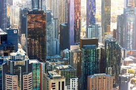 Colourful Melbourne City Cities Buildings Photography Melbourne City View Skyline