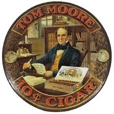 See more of the cigar factory, by michele moore on facebook. Cigar Charger Tom Moore 10 Cent Cigar Litho On Metal Lot 1224 Tom Moore Metal Toms