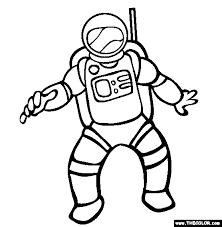 Simple coloring pages are always a hit with toddlers and preschoolers. Astronaut Coloring Page Free Astronaut Online Coloring Space Coloring Pages Coloring Pages Online Coloring Pages