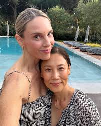 Happiest birthday to my bestie @lila.h.kim In many ways we are the opposite  yet we compliment each other perfectly. I love twinning all over the globe  with you 🩵 Grateful for your