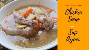 Instead of using chopped chicken, she made chicken dumpling and used it in the soup. Chop Chop Cooking Chicken Soup Sup Ayam Youtube