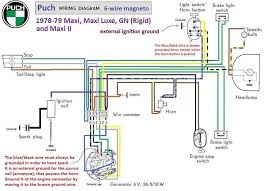 Section 11 wiring diagrams subsection 01 (wiring diagrams). Electrical And Ignition Myrons Mopeds Puch Diagram Moped