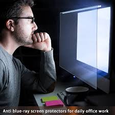 Newer versions of microsoft windows 10 has a feature built in that allows even if you turn down the screen brightness, you will still have blue light emitting itself from your screen. Buy Blue Light Blocking Screen Protector Blue Light Screen Protector For 20 And 22 Widescreen Monitors Easy Install Blue Light Filter For Computer Screen Universal Size Blue Light Screen Online In Germany B093v69mtv