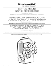 We've put together a list of symptoms for kitchenaid refrigerator model krmf706ess01 below. Kitchenaid Krmf706ess Manual