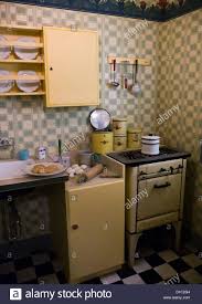 1930s kitchen high resolution stock