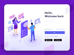Login Page Illustration Online Payment Login Page Login Page Design Login Website