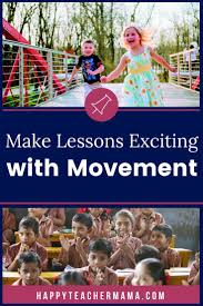 Movement In The Classroom To Make Lessons Exciting Happy Teacher Mama Physical Activities For Kids Teaching Fun Preschool Movement Activities