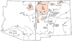 Map of nm and az. Faq Coal