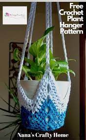 Never Ending Star Crochet Plant Hanger Free Crochet Pattern In 2021 Crochet Plant Hanger Crochet Plant Plant Hanger