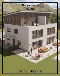 Doppelhaus 169m Derhausblogger Video Video In 2020 Doppelhaus Bauen Haus Grundriss Fassade Haus