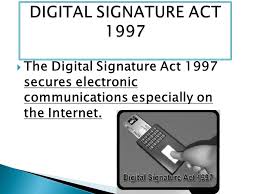 The digital signature act 1997 (malay: Credit Cyber Law Refers To Any Laws Relating To Protecting The Internet And Other Online Communication Technologies Ppt Download