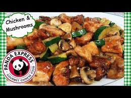 Copycat Panda Express Mushroom Chicken Zucchini Stir Fry Recipe Youtube