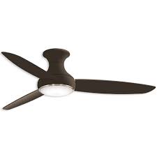 Full function remote control included. 54 Minka Aire Concept Iii Flush Mount Led Outdoor Ceiling Fan F467l Orb Oil Rubbed Bronze