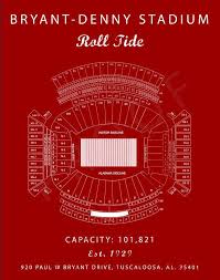 Bryant Denny Stadium Seating Chart Alabama Crimson Tide