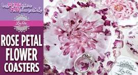 LiaDiaDesigns | SO PRETTY! Rose Petal Flower Coasters and Bowls! - Epoxy  Resin Flower Coasters