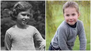 Queen elizabeth visited a aircraft carrier named in her honor in portsmouth, england, on saturday. Princess Charlotte In New Photos On 4th Birthday Looks Exactly Like Queen Elizabeth See For Yourself Lifestyle News