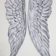 People interested in rustic angel wings wall art also searched for. Pair Of Grey Angel Wings Wall Art