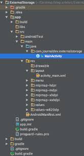 These can be passed around, installed, or uploaded to marketplaces such as the play store just like any other android app. Android External Storage Read Write Save File Journaldev