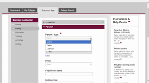 Over the years, the common app has evolved from a single form students could use to apply to several colleges into a large college application hub. Filling Out The College Application Common Application Walkthrough Article Khan Academy
