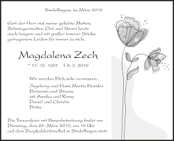 magdalena zech gemeinsam gedenken