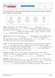 Class 4 Science Worksheet On Plants 06 Science Worksheets Word Problem Worksheets Math Word Problems