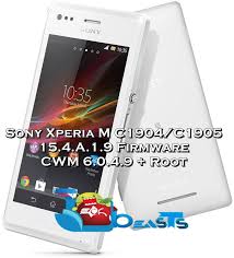 Why unlock my sony xperia m ? Install Cwm 6 Recovery And Root Sony Xperia M C1904 C1905 Running 15 4 A 1 9 Firmware