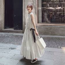 楽天市場 送料無料 iris 夏ワンピース レディースワンピ ストライプ ボーダー柄 マキシ丈 超ロング カジュアル お出かけ ノースリーブ 大人可愛い ビーチワンピース 結婚式 二次会 パーティー 短納期 イーリス ファッションスタイル 夏 ワンピース ファッション