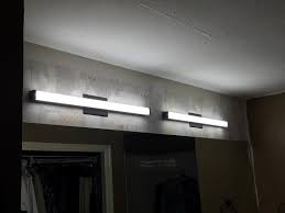 It displays 60 led lights per meter, which gives endon rayleigh is an led bathroom mirror, square in shape with rounded edges and with slim frosted diffuser panels on each side. Lithonia Lighting Contemporary Square 3k Led Vanity Light 3 Foot Chrome Amazon Com Led Bathroom Vanity Lights Bathroom Vanity Lighting Led Bathroom