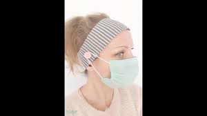 That's where button headbands come in handy. Headband Pattern With Buttons For Face Masks Youtube