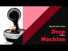 Our lumio capsule coffee machine is an extremely compact coffee machine with a gorgeously minimalist design that lets you enjoy over 20 coffee creations and other delicious hot. Nescafe Dolce Gusto Drop Coffee Machine Youtube