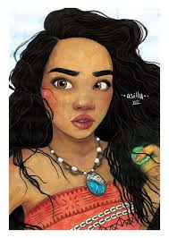 Moana Portrait Print • Heart of Te Fiti, A4