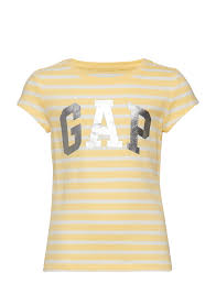 Gap Gw Bttr Logo T Creamy Yellow Kids Clothing Tops T Shirts