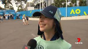 Really nice gesture from a perfect human being. 7news Melbourne On Twitter Rafael Nadal Gave 13 Year Old Ballgirl Anita A Kiss To Apologise For Hitting Her On The Head With A Tennis Ball Full Interview On 7news Melbourne Tonight At 6 00