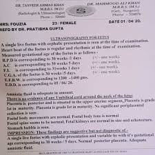Your doctor may request the test to diagnose unexplained pain, swelling, or infections in your pelvis. Is This Ultrasound Report Ok Firstcry Parenting