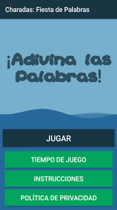 Leer, interpretar y completar tablas, gráficos de barra simple y gráficos de línea y comunicar sus conclusiones. Charadas Fiesta De Palabras For Android Apk Download