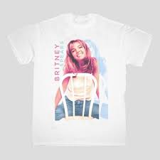 Men S Britney Spears Short Sleeve Graphic T Shirt White Target
