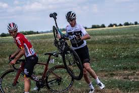 Born in nairobi to a kenyan mother and british father, froome moved to south africa at the age of 14, where he took up bike racing. Chris Froome Begins Tour De France In A Ditch The New York Times