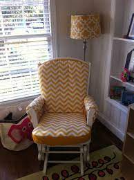 Custom Made Nursery Or Home Glider Rocker Chair Cushion Cover And Ottoman Cushion Cover Free Glider Rocker Slipcover Nursery Glider Rocker Glider Rocker Chair