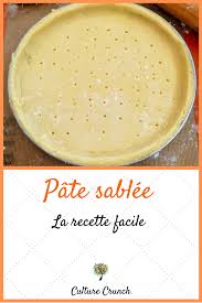Pate Sablee La Recette Facile Recette Pate Sablee Facile Recettes De Cuisine