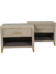 Graydon shagreen square side table graydon shagreen square coffee table (bigger) graydon shagreen square coffee table (small) graydon shagreen. Restoration Hardware Pair Of Graydon Shagreen Open Nightstands Furniture Resth20221 The Realreal