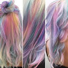 Unicorn Hair Holographic Hair Hair Color Pastel Rainbow Hair Color