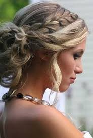Prom Hair Braid Prom Updo Bridal Hair Hairstyle Hair Beauty Blonde Hair Updos For Medium Length Hair Hair Styles Hair Beauty