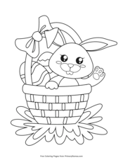 Use the eggs as fun coloring pages or decorate them by gluing various materials like paper, stickers, buttons or washi tape. Easter Coloring Pages Free Printable Pdf From Primarygames